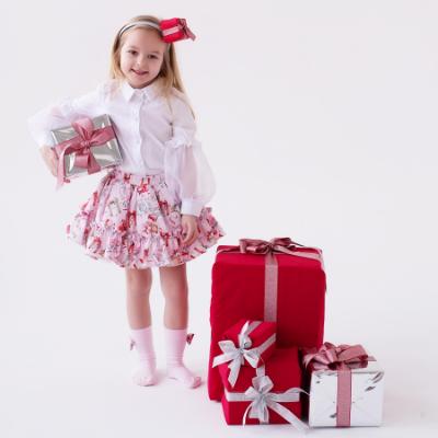 Picture of Daga Girls Magical Surprises Blouse & Skirt Set X 2 - White Pink Red