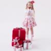 Picture of Daga Girls Magical Surprises Blouse & Skirt Set X 2 - White Pink Red