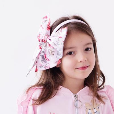 Picture of Daga Girls Magical Surprises Large Bow Headband - Pink Red