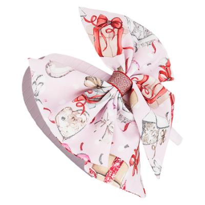 Picture of Daga Girls Magical Surprises Large Bow Headband - Pink Red