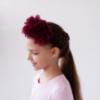 Picture of Daga Girls Fashion Street Tulle PomPom Headband - Burgundy