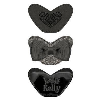 Picture of Lelli Kelly Ellie Girls Easy On School Shoe With 3 Trims - Black Patent