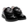 Picture of Lelli Kelly Eloise Heart Girls Easy On School Shoe With 3 Trims - Black Patent