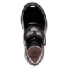 Picture of Lelli Kelly Eloise Heart Girls Easy On School Shoe With 3 Trims - Black Patent