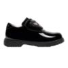 Picture of Lelli Kelly Eloise Heart Girls Easy On School Shoe With 3 Trims - Black Patent