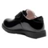 Picture of Lelli Kelly Eloise Heart Girls Easy On School Shoe With 3 Trims - Black Patent