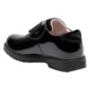 Picture of Lelli Kelly Eden Star Girls Easy On School Shoe With 3 Trims - Black Patent