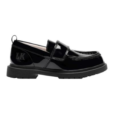 Picture of Lelli Kelly Miss LK Camilla School Loafer Shoe - Black Patent