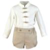 Picture of Miranda Baby Boys Blouse & Pants Set X 2 - Ivory Beige