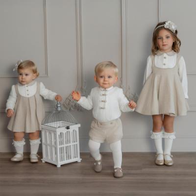 Picture of Miranda Baby Girls One Piece Dress - Ivory Beige