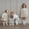 Picture of Miranda Baby Girls One Piece Dress - Ivory Beige