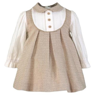 Picture of Miranda Baby Girls One Piece Dress - Ivory Beige