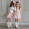 Picture of Miranda Girls Rosette Hair Clip - Pink Ivory