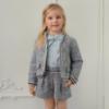 Picture of Miranda Girls Woven Jacket Shorts Blouse Set X 3 - Blue Navy