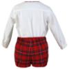 Picture of Miranda Baby Boys Blouse & Check Pants Set X 2 - Red