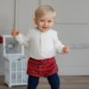 Picture of Miranda Baby Boys Blouse & Check Pants Set X 2 - Red