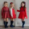 Picture of Miranda Baby Boys Blouse & Check Pants Set X 2 - Red