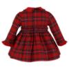 Picture of Miranda Baby Girls Check Traditional Dress - Red Navy