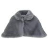 Picture of Miranda Girls London Graphics Faux Fur Cape - Grey