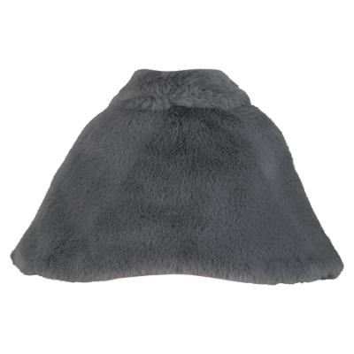Picture of Miranda Girls London Graphics Faux Fur Cape - Grey