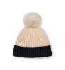 Picture of Mitch & Son JNR Boys Jimmy Knitted Hat - Latte Beige