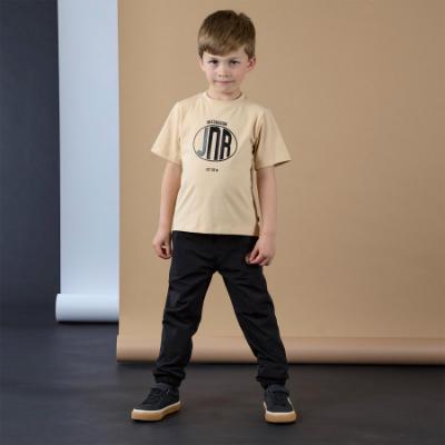 Picture of Mitch & Son JNR Laird Logo T-shirt - Latte Beige