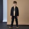 Picture of Mitch & Son JNR Jacob Nylon Shacket - Black