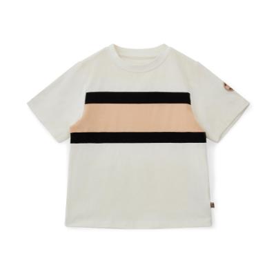 Picture of Mitch & Son JNR Liam Front Panel T-shirt - Snow White