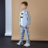 Picture of Mitch & Son JNR Lorenzo Melange Zipper Tracksuit Set X 2 - Grey Marl