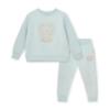 Picture of Mitch & Son Winter Crest Jaxon Crest Embroidery Crewneck Tracksuit - Sky Blue