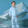 Picture of Mitch & Son Winter Crest Jett Twill Trouser - Sky Blue