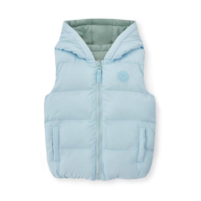 Picture of Mitch & Son Winter Crest James Reversible Gilet - Sky Blue
