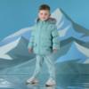 Picture of Mitch & Son Winter Crest Jack Fur Trimmed Padded Jacket - Icey Jade