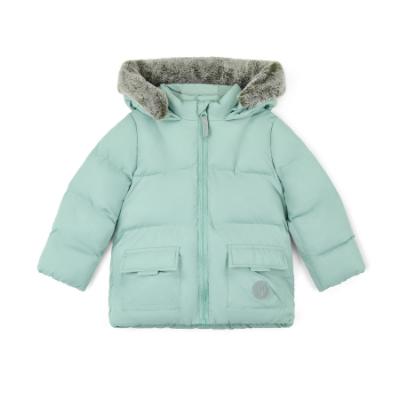 Picture of Mitch & Son Winter Crest Jack Fur Trimmed Padded Jacket - Icey Jade
