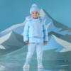 Picture of Mitch & Son Winter Crest Jack Fur Trimmed Padded Jacket - Sky Blue