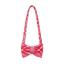 Picture of A Dee Love Story Laura Check Bow Shape Handbag - Vibrant Red