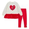 Picture of A Dee Love Story Lucia Sweat Tulle Legging Set X 2 - Snow White