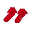 Picture of A Dee Love Story Loulou Frill Ankle Socks - Vibrant Red