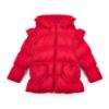 Picture of A Dee Love Story Liliana Padded Jacket With Frill Heart Pockets - Vibrant Red