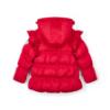Picture of A Dee Love Story Liliana Padded Jacket With Frill Heart Pockets - Vibrant Red