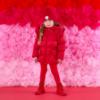 Picture of A Dee Love Story Liliana Padded Jacket With Frill Heart Pockets - Vibrant Red