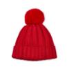 Picture of A Dee Love Story Mallory Pom Pom Knitted Hat - Vibrant Red