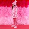 Picture of A Dee Love Story Liliana Padded Jacket With Frill Heart Pockets - Peony Pink
