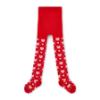 Picture of A Dee Love Story Lake Heart Print Tights - Vibrant Red