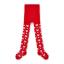 Picture of A Dee Love Story Lake Heart Print Tights - Vibrant Red