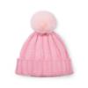 Picture of A Dee Love Story Mallory Pom Pom Knitted Hat - Peony Pink