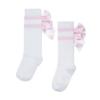 Picture of A Dee Teddy Bear Bakery Maeve Knee High Bow Socks - Snow White