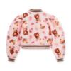 Picture of A Dee Teddy Bear Bakery Lisette Bear Print Bomber - Pink Fairy