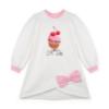 Picture of A Dee Teddy Bear Bakery Michelle Sweat Dress With Bow - Snow White