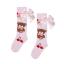 Picture of A Dee Teddy Bear Bakery Leah Bear Print Bow Knee High Socks - Pink Fairy